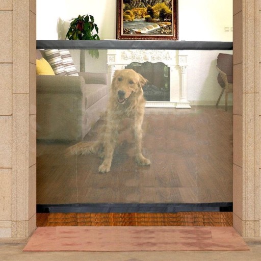 Síťová dveřní zábrana pro psy