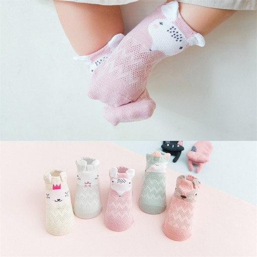 Síťované dětské ponožky - 5 párů