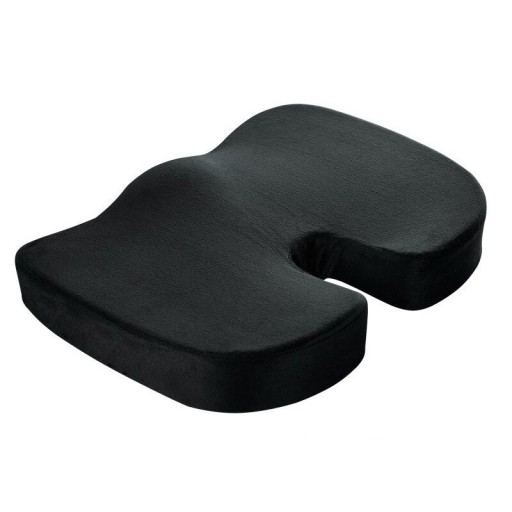 Sittdyna i plysch ortopedisk memory foam