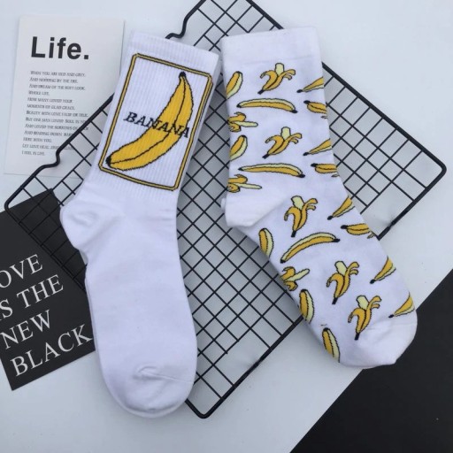 Skarpety męskie z bananami