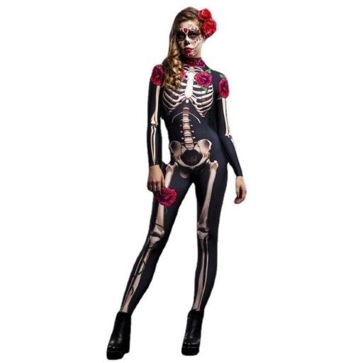 Skeletkostume til kvinder