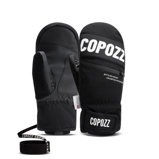 Ski Waterproof Warm Mittens Winter Non-Slip Gloves for Skiing and Snowboarding Snow Gloves with Fleece Lining for Men and Women Mittens