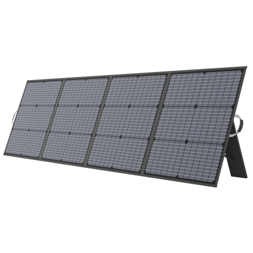 Skládací solární panel 220 W monokrystalický 40 V IP67 s nastavitelnou podpěrou černý přenosný panel pro nabíjecí stanice na kemp