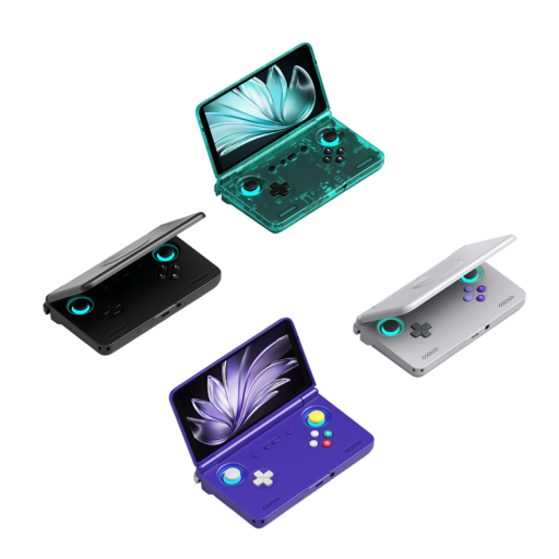 Składana konsola do gier Retroid Pocket Flip 2 z 5,5-calowym wyświetlaczem AMOLED, 128 GB pamięci, baterią 5000 mAh i systemem Android