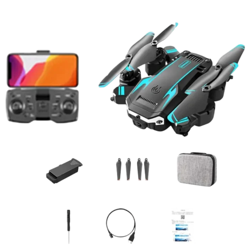 Składany dron z podwójną kamerą 8K HD GPS 5000m FPV WIFI Zdalne sterowanie Aplikacja Omijanie przeszkód Światło LED 3,7 V 1800 mAh