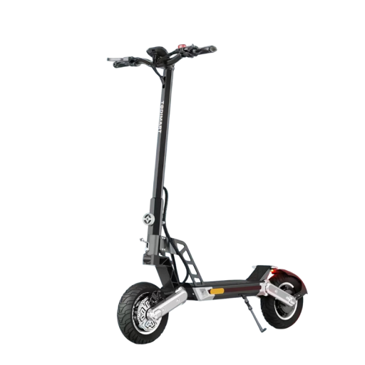 Skládható elektrokolobék 500 W motorral, 48V 10,4Ah akkumulátorral, 10 hüvelykes kerekekkel, 45 km hatótávolsággal, 20 km/h sebességgel, ABE tanúsítvánnyal, fekete