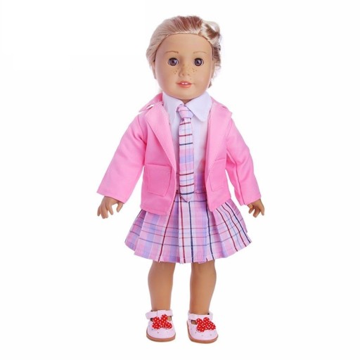 Skoleuniform til dukke