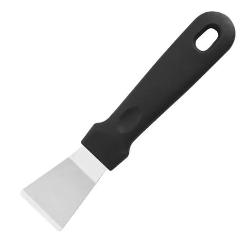 Škrabka na barvu Na odstraňování nátěrů štítků a samolepek 13,1 x 2,8 cm Kovová čepel Černá rukojeť Na sklo i kuchyň Malířské potřeby