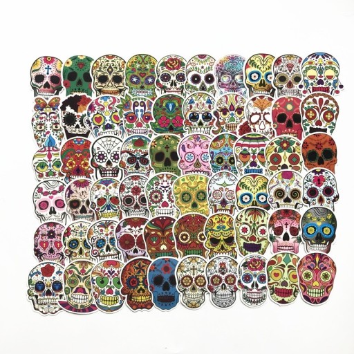 Skull klistermärken 50 st