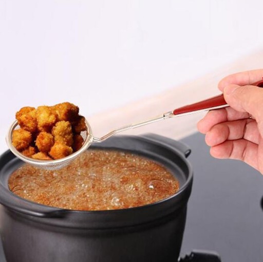 Skummare i rostfritt stål med sil