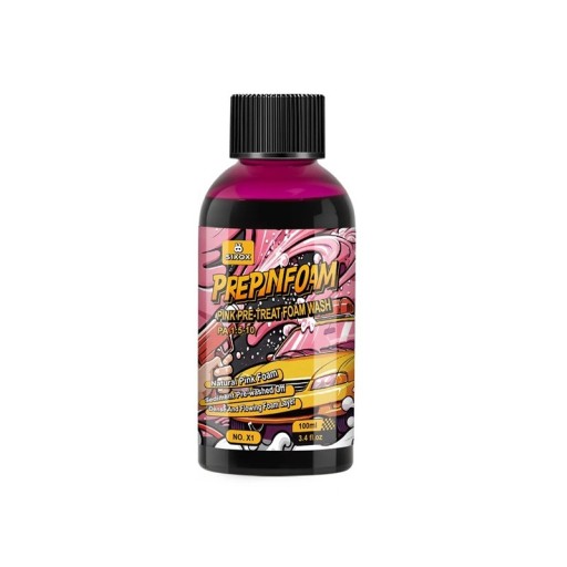 Skumshampoo til bilvask forvaskeskum 100 ml aktiv rengøringsformel pink til fjernelse af snavs fra karrosseriet