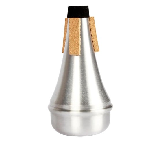 SLADE trombita hangtompító 13,3 x 5,6 x 7 cm Alumínium ötvözet Könnyű hangtompító kiegészítő puha interfésszel Kezdőknek Trombitahangtompító