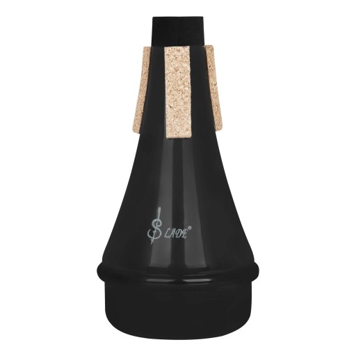 SLADE Trumpet Mute Black Aluminium Mute with Soft Interface for Beginners Universal Mute for Trumpet with Quiet Clear Sound