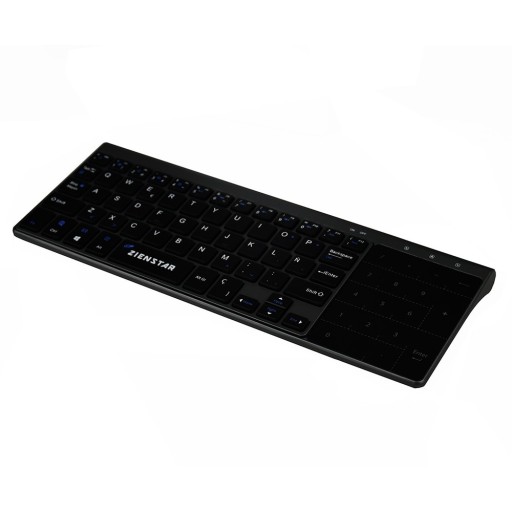 Slankt trådløst tastatur med touchpad/numerisk tastatur K353