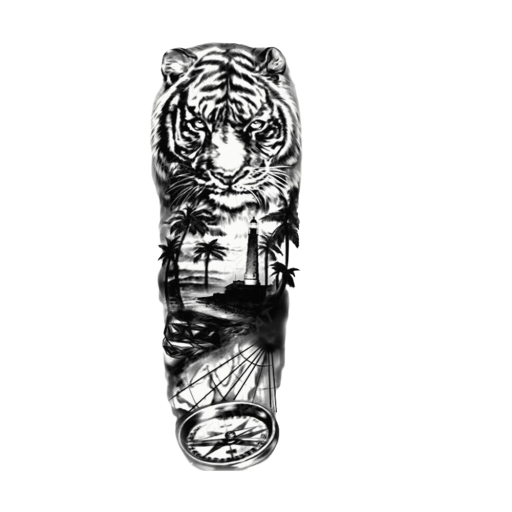 Sleeve ideiglenes tetoválás állatok