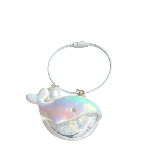 Sleutelhanger 6 x 4 cm Walvis Acryl Sleutelhanger Schattig Zee-thema Licht Accessoire voor Sleutels Rugzak Handtas