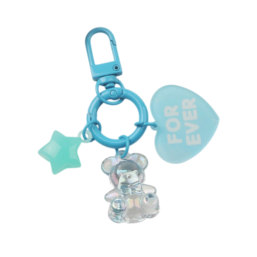 Sleutelhanger met schattige motieven 2 cm Hars sleutelhanger Decoratieve versiering voor handtas Rugzak Klein cadeau