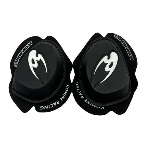 Slider professionale nero su ginocchia 16,5 x 13 cm Protezioni per ginocchia per gare motociclistiche Motocross Guida su strada Equipaggiamento
