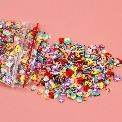 Slijmdecoraties 1000 stuks
