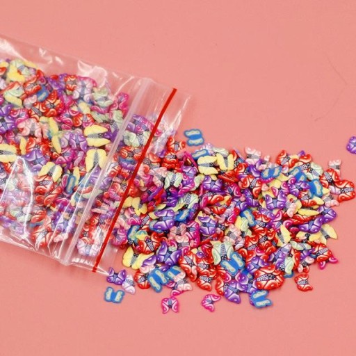 Slijmdecoraties 1000 stuks