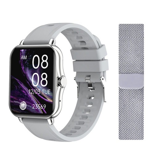 Slim horloge met verwisselbare metalen band