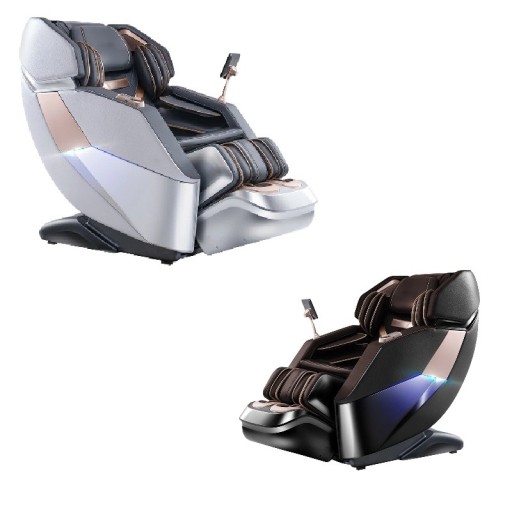 Slimme 4D massage stoel voor het hele lichaam AI bediening SL rail 152 cm 220 V verwarming 45 °C airbagsmassage Bluetooth LCD