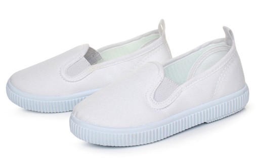 Slip-on sneakers i canvas för barn