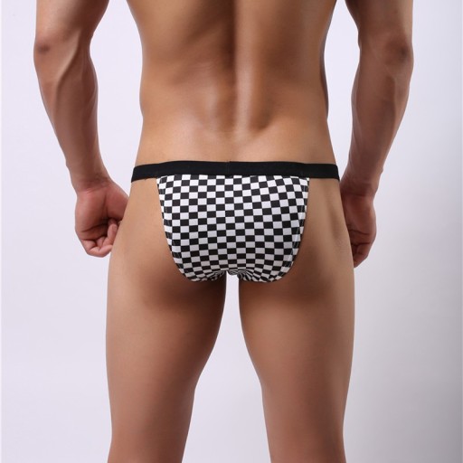 Slips pour hommes à motif damier