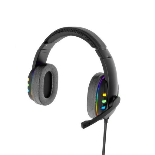 Słuchawki gamingowe z podświetleniem i mikrofonem