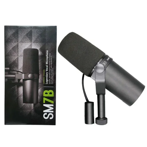SM7B profesionální mikrofon na podcast Studiový dynamický mikrofon pro zpěv a nahrávání Hlasový mikrofon s vysokou kvalitou zvuku