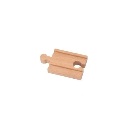 Small Wooden Straight Track 5.5 x 4 x 1.2 cm Replacement Straight Piece for Train Track Quality Wooden Rail for Expanding Railway Set