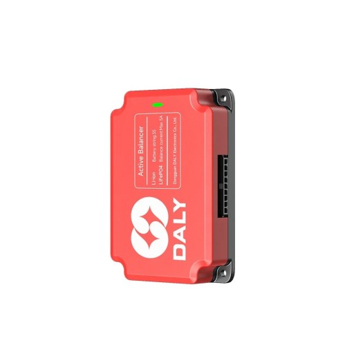 Smart aktiv balancer Daly 3S 5 A BMS til Li-ion og LiFePO4 batterier med celleudligning 97 x 65 x 21 mm rød solarlagring