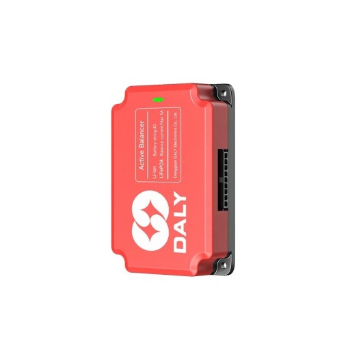 Smart aktiv balancer Daly 4S 5 A BMS til Li-ion og LiFePO4 batterier med cellebalancering 97 x 65 x 21 mm rød solarlagring