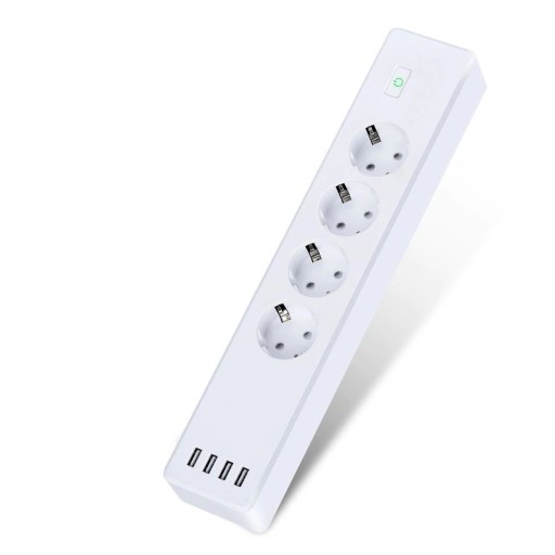 Smart förlängningssladd 4x uttag, 4x USB 1,8 m