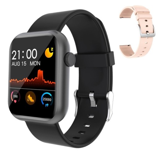 Smart klocka med utbytbart band J217