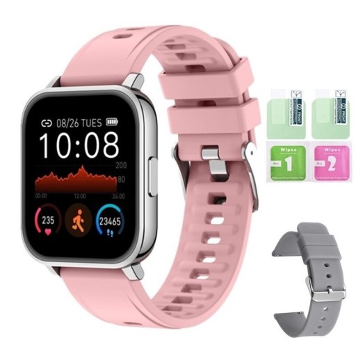 Smartwatch met reserveband en beschermfolie