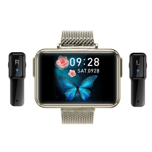 Smartwatch mit integrierten Kopfhörern
