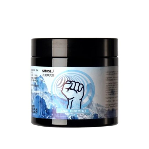 Smøreolie til anal fisting 200 g med en kølende effekt for maksimal glathed, smertelindring og en forfriskende følelse. Diskret emballage.