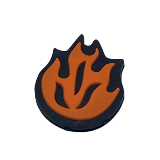 Smorzatore di vibrazioni per racchetta da tennis con motivo fiamma Accessorio sportivo per giocatori di tennis Comodo assorbimento degli impatti Attrezzatura da tennis