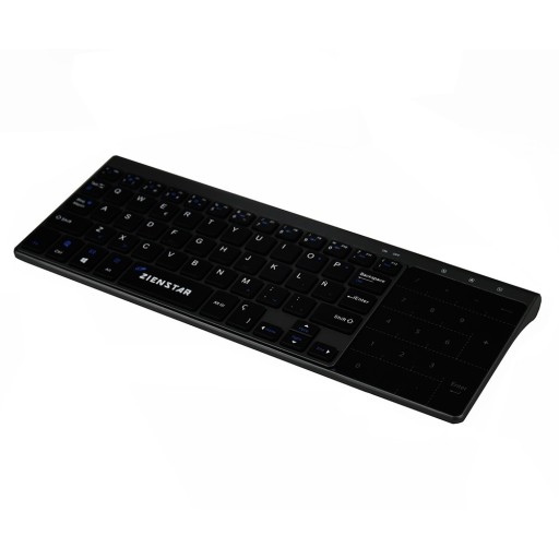 Smukła klawiatura bezprzewodowa z panelem dotykowym / klawiaturą numeryczną K353
