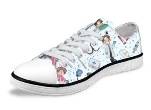 Sneakers i canvas för kvinnor