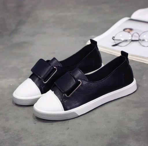 Sneakers med kardborreband för kvinnor