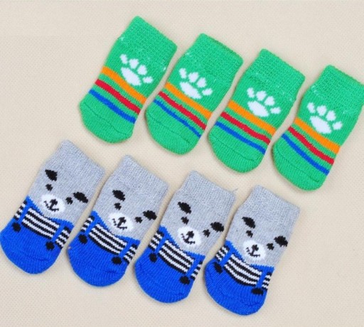 Socken für kleine Hunde – 4 Stück