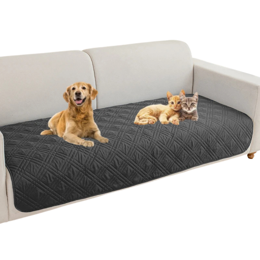 Sofaovertræk til hunde og katte Antiskrid og ridsefast 90 x 160 cm Polstret materiale Beskyttende overtræk til sofa og sofa