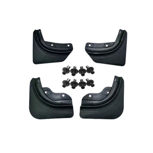 Soft Mudguards for Tesla Model 3 and Model Y Juniper Front and Rear Splash Guards TPE Body Protection Mounting Without Drilling Set