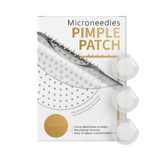 Soin intensif de nuit Peau Patches hydrocolloïdes pour l'acné avec micro-aiguilles 24 pcs Régénération profonde pendant le sommeil