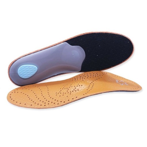 Sola ortopédica de couro