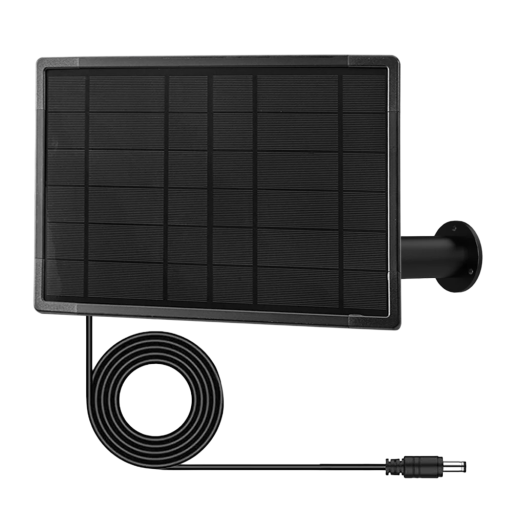Solární panel 25 W s MPPT regulátorem a výstupem 5 V 1,2 A USB i USB-C 43,5 x 26,2 cm Se 6 sloty na baterie 18650 Černý S držákem na zeď