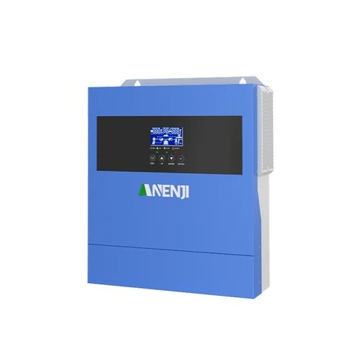 Solarwechselrichter MPPT 4 kW 24 V Ausgang 230 V AC Leistung 4200 W Ladestrom 100 A und PV 4500 W bis 500 V DC mit WiFi blau für Photovoltaik