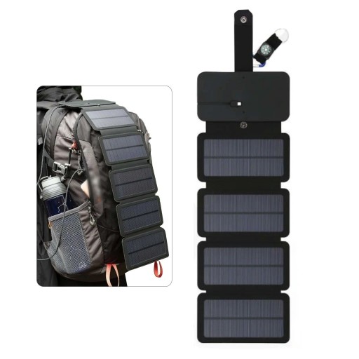 Solcelledrevet USB-oplader